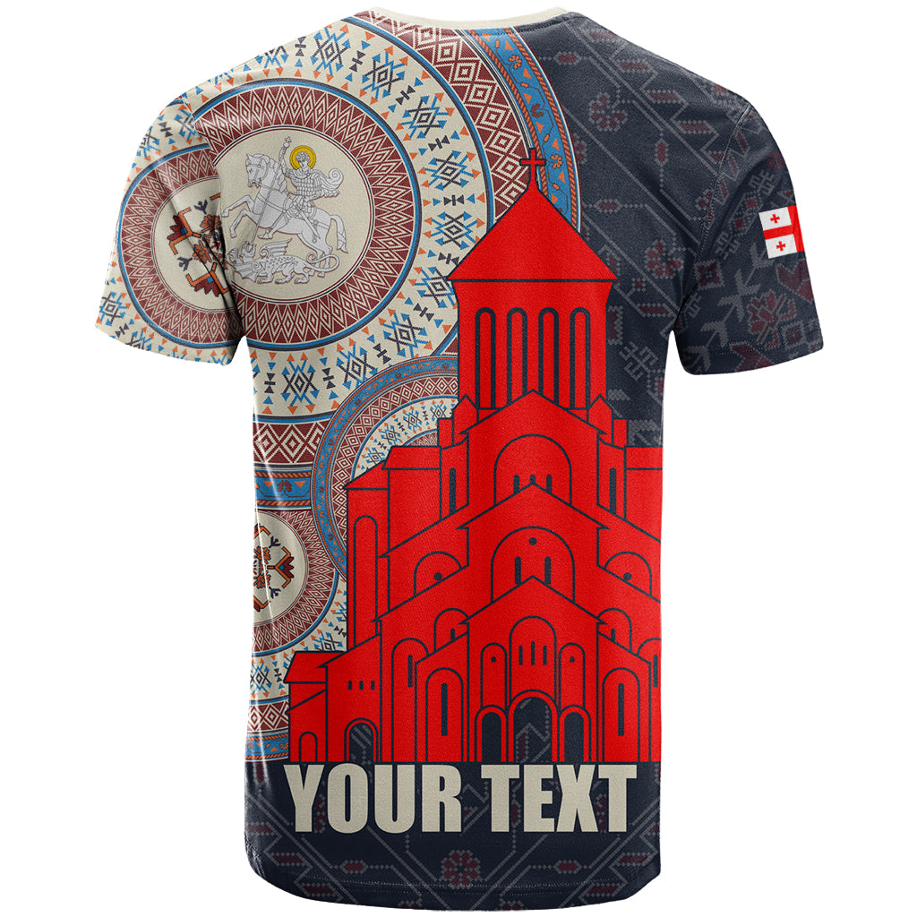 Georgia Independence Day T-Shirt Holy Trinity Cathedral of Tbilisi Graphic Tee