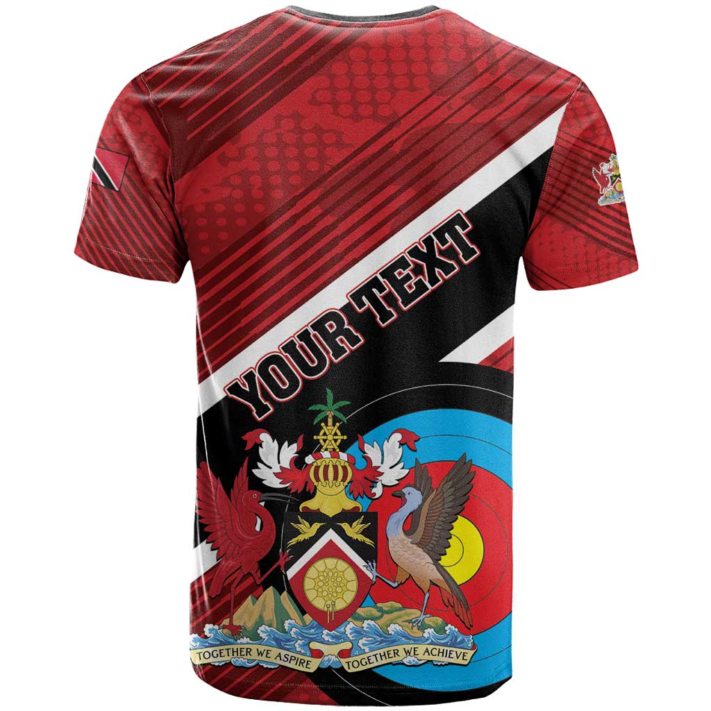 Personalized Trinidad and Tobago Archery T-Shirt Archery On The Move Graphic Tee