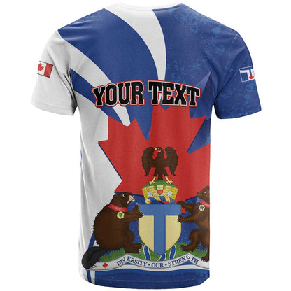 Personalised Canada Toronto T-Shirt Maple Leaf Diversity Our Strength Graphic Tee