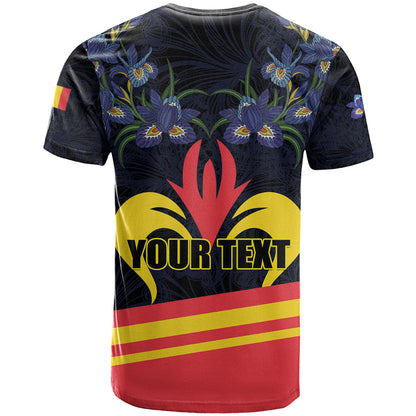 Personalized Belgium Iris Day T-Shirt Royaume de Belgique Coat Of Arms Graphic Tee