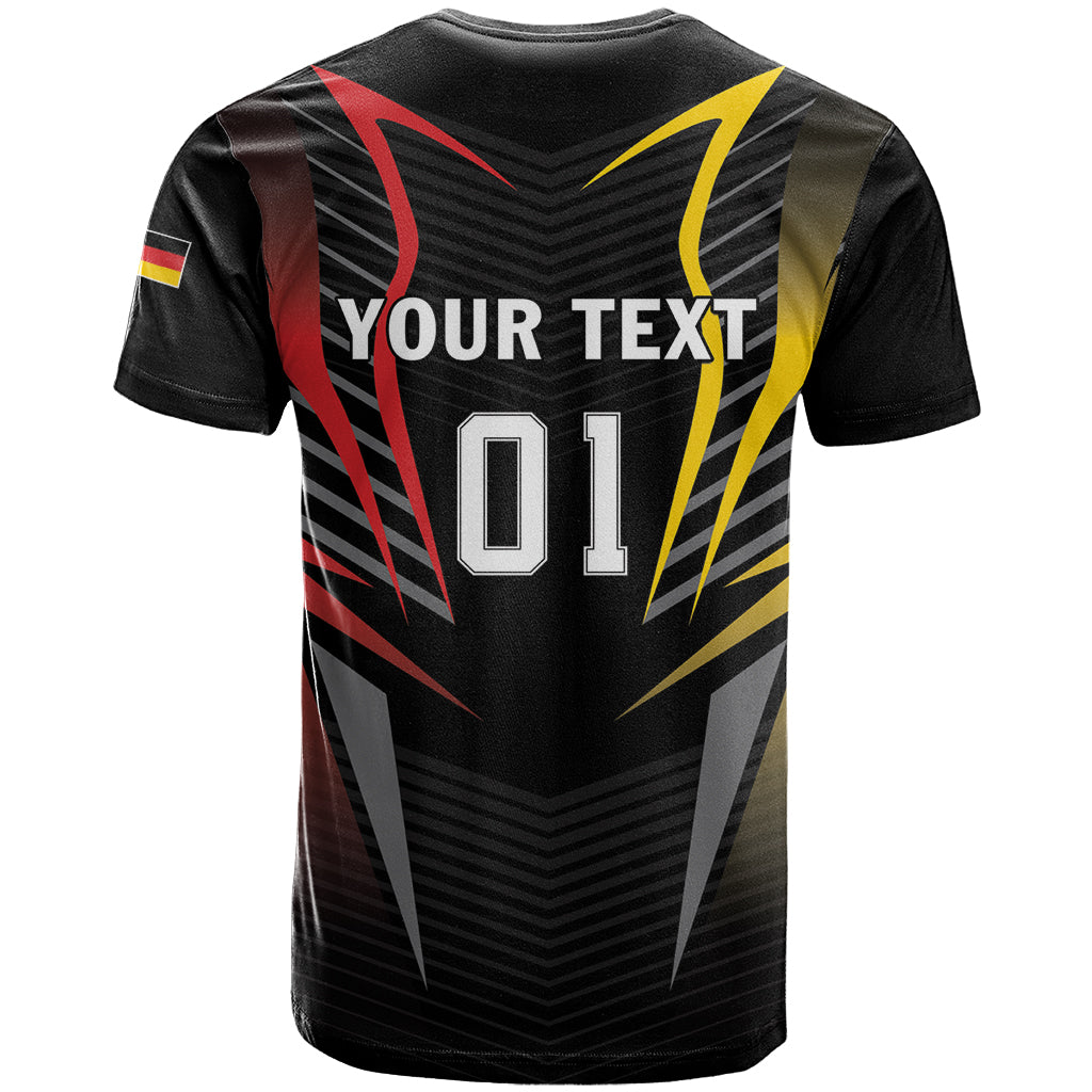 Personalized Germany 2024 Football T-Shirt DFB Team Black Version Graphic Tee