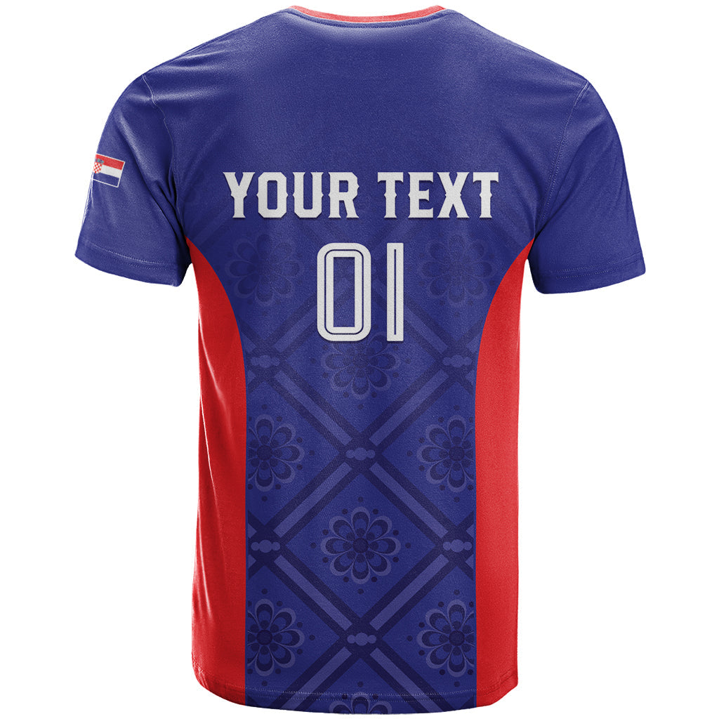 Personalized Croatia 2024 Football T-Shirt Hrvatska Vatreni Graphic Tee