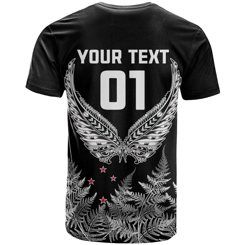 Custom New Zealand Rugby T-Shirt NZ Opango Forever Silver Fern Heart Graphic Tee