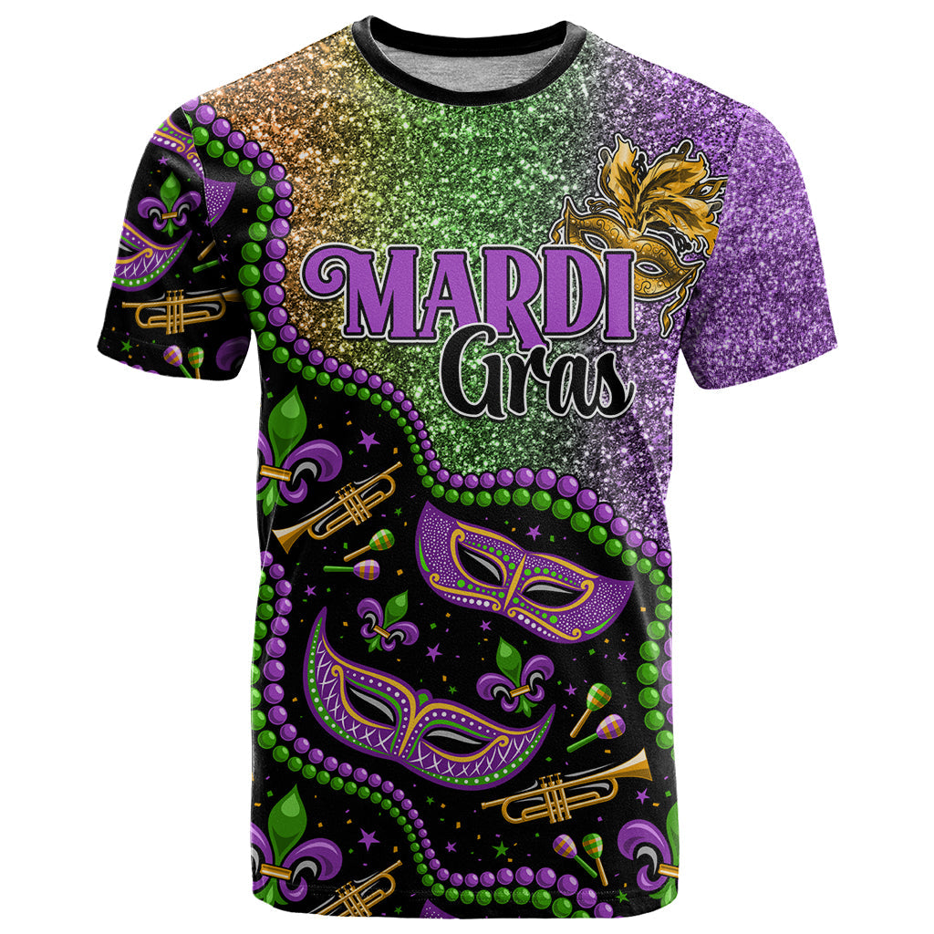 Mardi Gras T-Shirt Colorful Style Graphic Tee