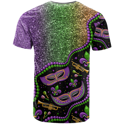 Mardi Gras T-Shirt Colorful Style Graphic Tee
