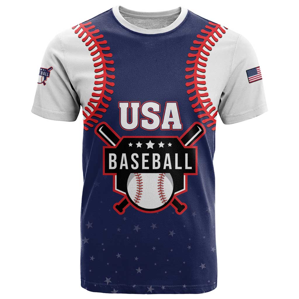Custom USA 2025 Baseball T-Shirt United States Team For Glory Graphic Tee