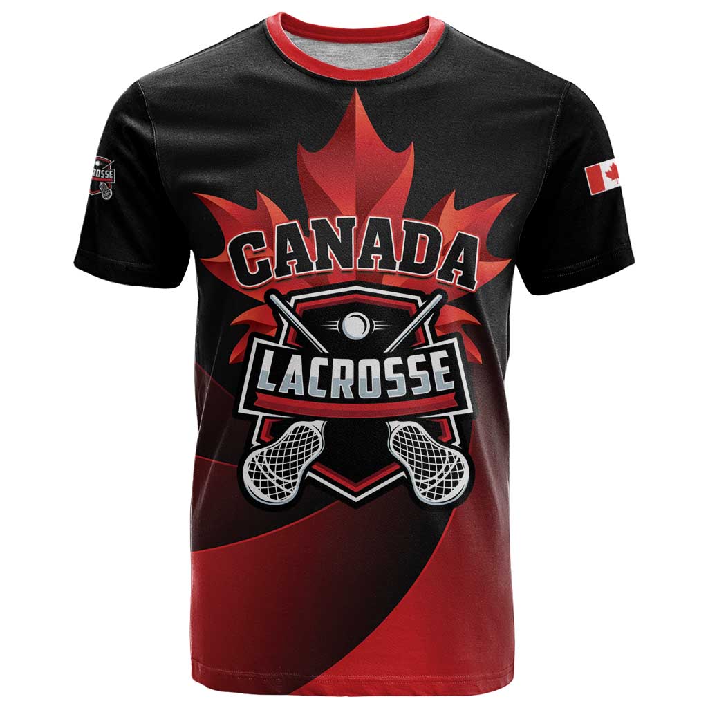Custom Canada Lacrosse 2025 T-Shirt Our Country and Our Game Graphic Tee