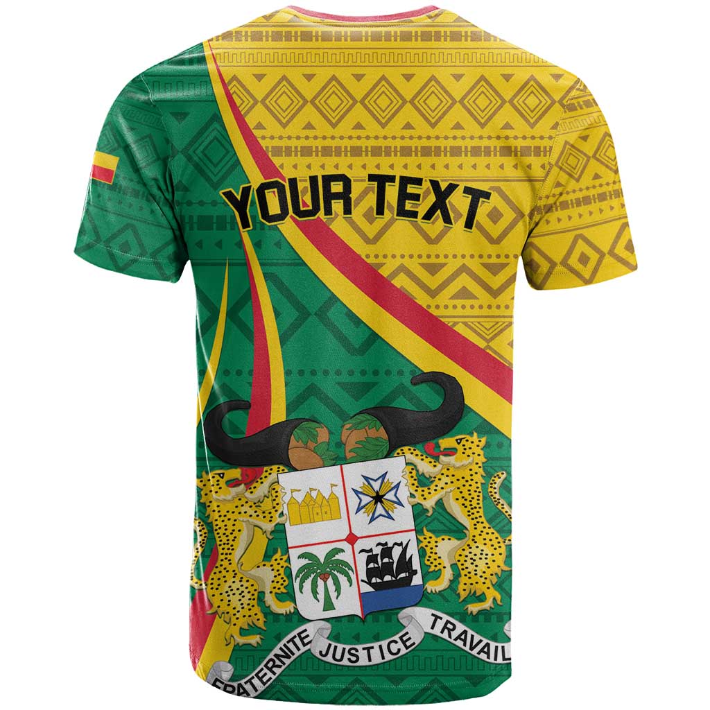 Personalized Benin Independence Day 1960 T-Shirt Fraternite Justice Travail Graphic Tee