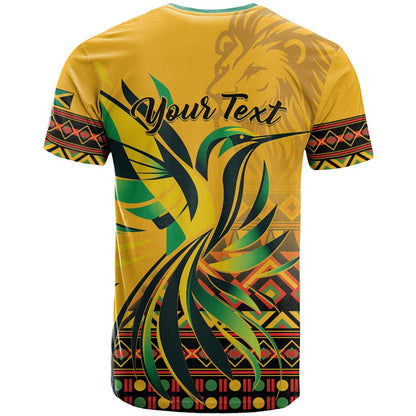 Personalized Jamaica Independence Day 1962 T-Shirt Jumieka Streamertail Reggae Pattern Graphic Tee
