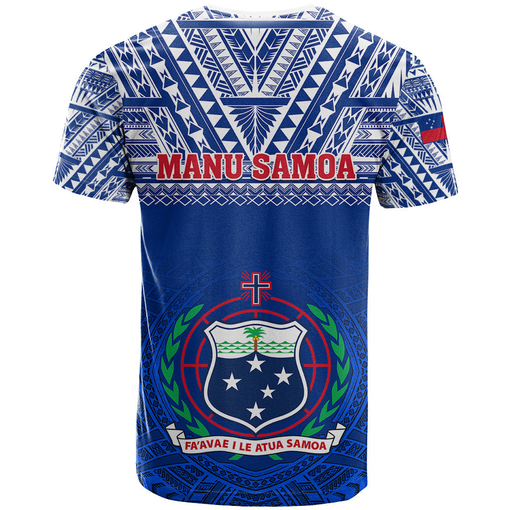 Samoa Rugby T-Shirt Manu Samoa Polynesian Tatoo Pattern Graphic Tee