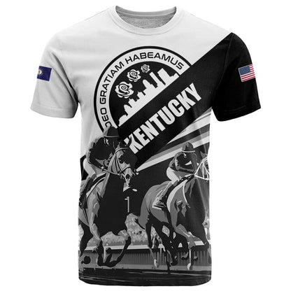 Personalized Kentucky T-Shirt Deo gratiam habeamus Graphic Tee