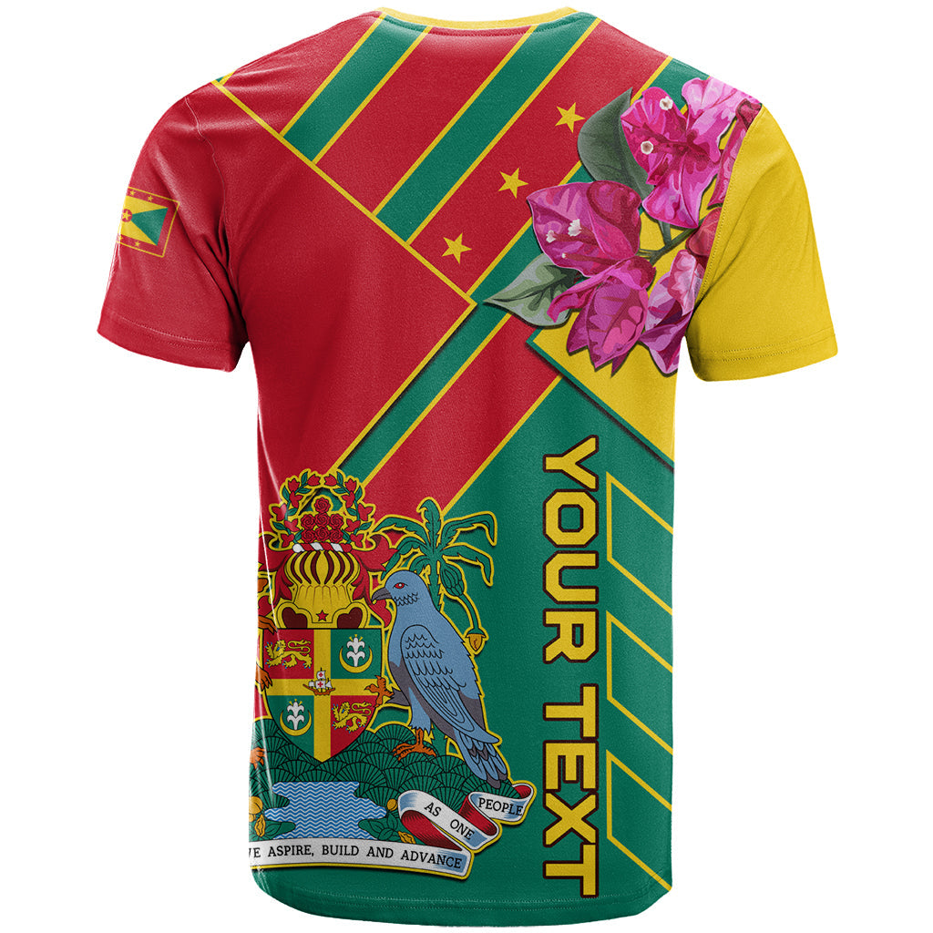 Grenada T-Shirt Gwenad Bougainvillea Special Version Graphic Tee