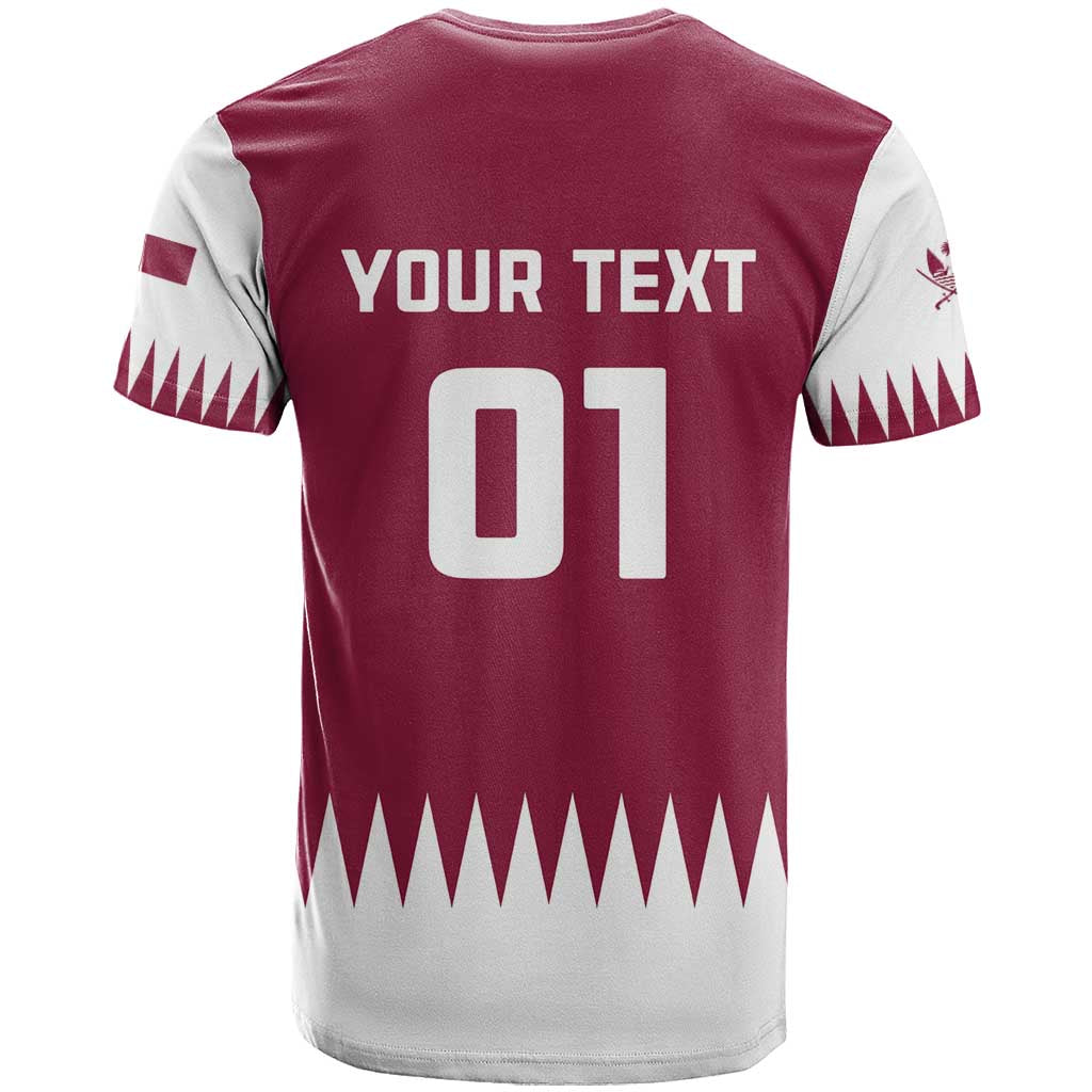 Custom Qatar Cricket T-Shirt Come On Boys Graphic Tee