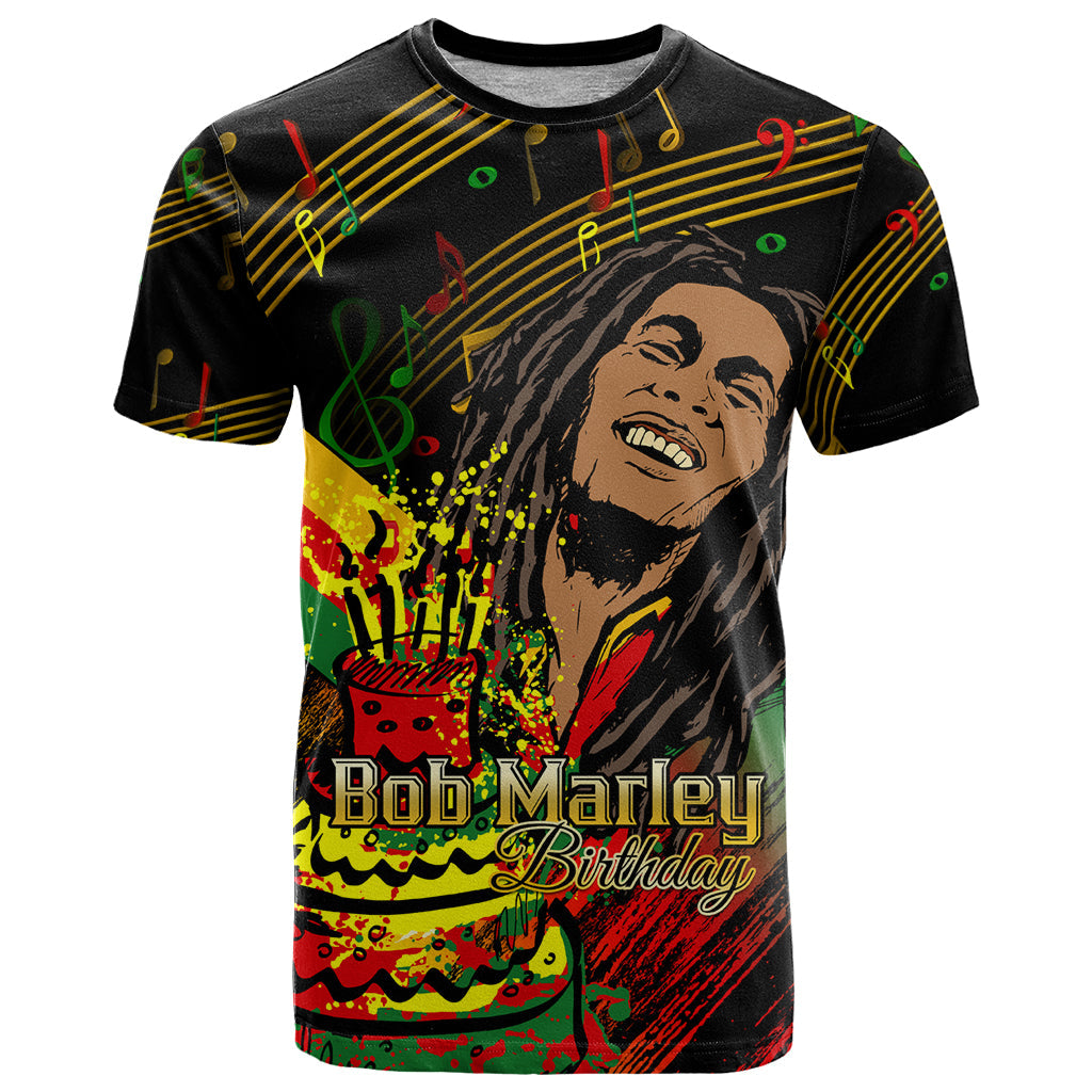Legend Bob Birthday T-Shirt The Father of Reggae Graphic Tee