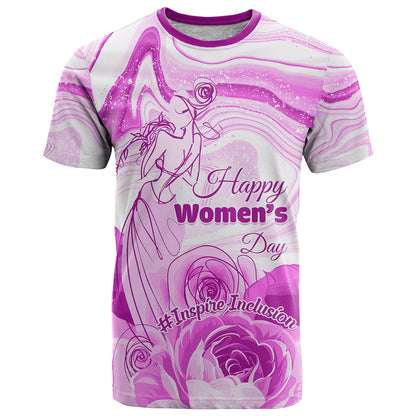Happy International Women Day 2024 T-Shirt Inspire Inclusion Graphic Tee