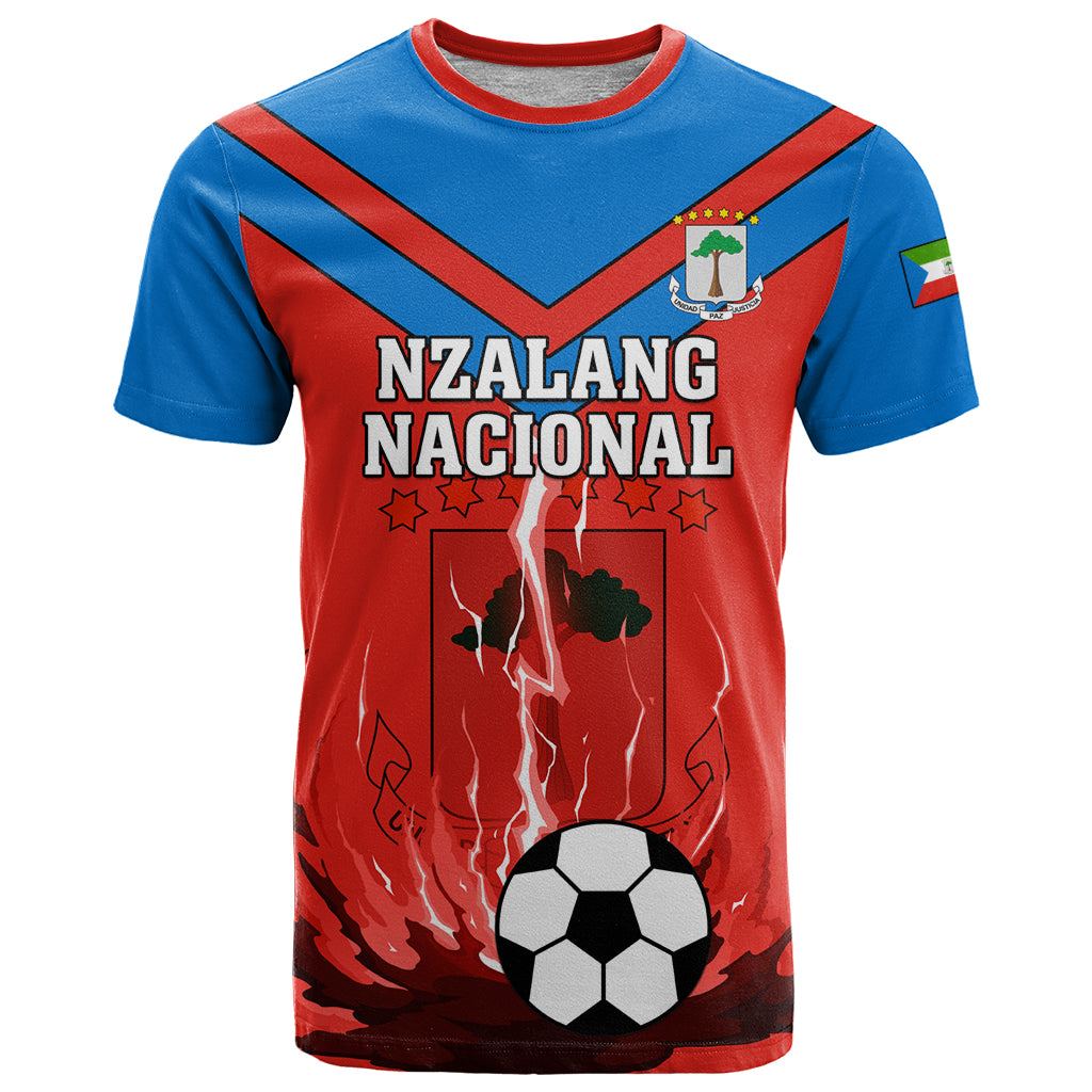 Equatorial Guinea Football T-Shirt Come On Nzalang Nacional Graphic Tee