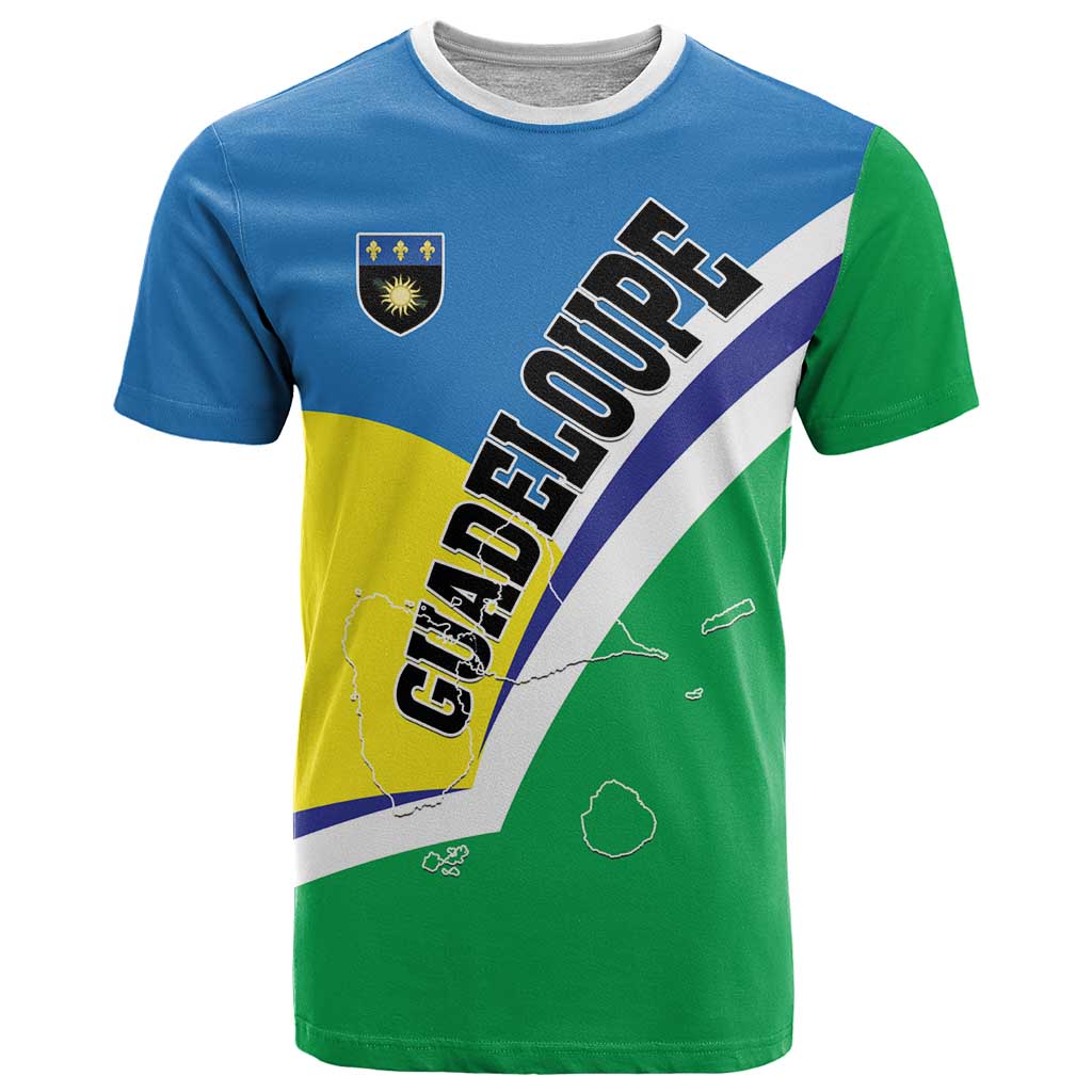 Personalised Guadeloupe T-Shirt Gwadloup Simple Style Graphic Tee