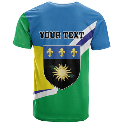Personalised Guadeloupe T-Shirt Gwadloup Simple Style Graphic Tee