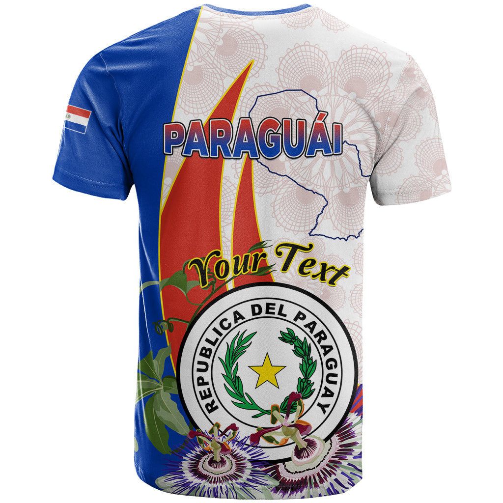 Paraguay Independence Day T-Shirt Passion Flower Vintage Antique Naduti Graphic Tee