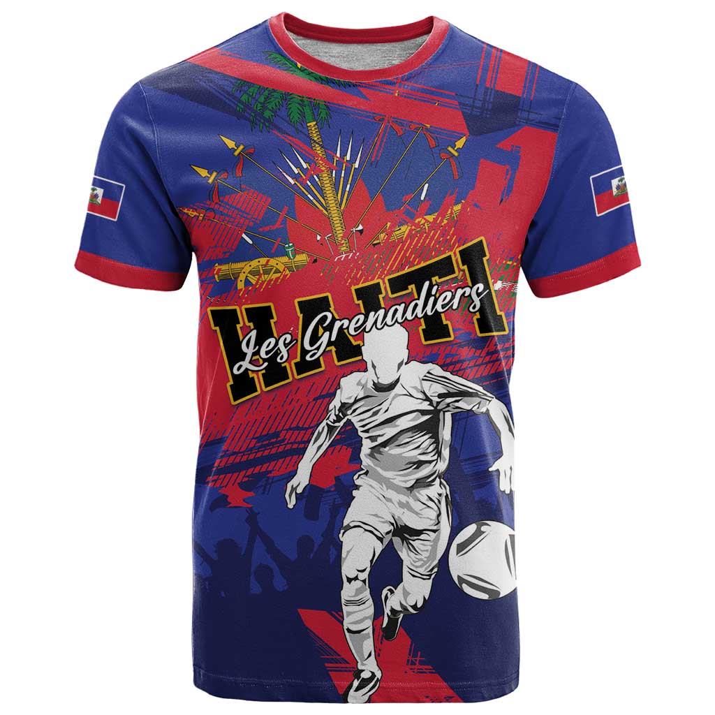 Custom Ekip Foutbol Ayiti 2026 T-Shirt Haiti Grenadye Alaso Graphic Tee