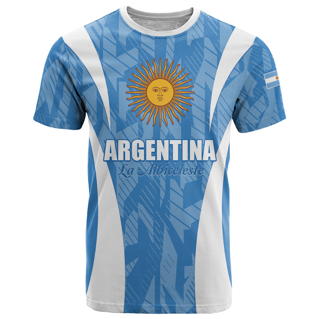 Personalized Argentina 2024 T-Shirt Vamos La Albiceleste Campeon Graphic Tee