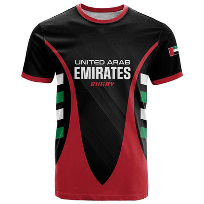 Custom United Arab Emirates Rugby T-Shirt UAE Go Champions Graphic Tee