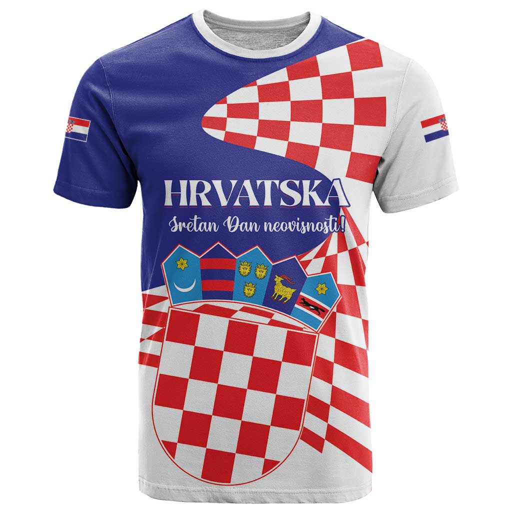 Personalized Croatia Independence Day 1991 T-Shirt Sretan Dan neovisnosti Hrvatske Graphic Tee