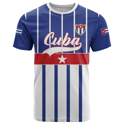 Personalized Cuba T-Shirt Simple Sporty Style Graphic Tee