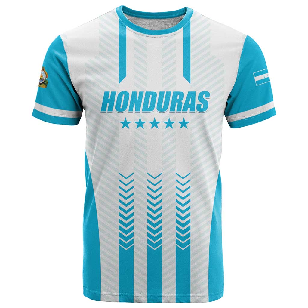Custom Honduras Football T-Shirt Vamos Los Catrachos Graphic Tee
