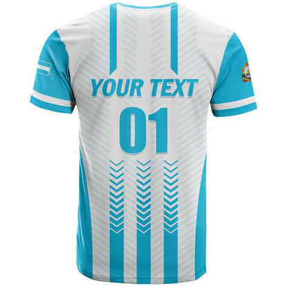 Custom Honduras Football T-Shirt Vamos Los Catrachos Graphic Tee