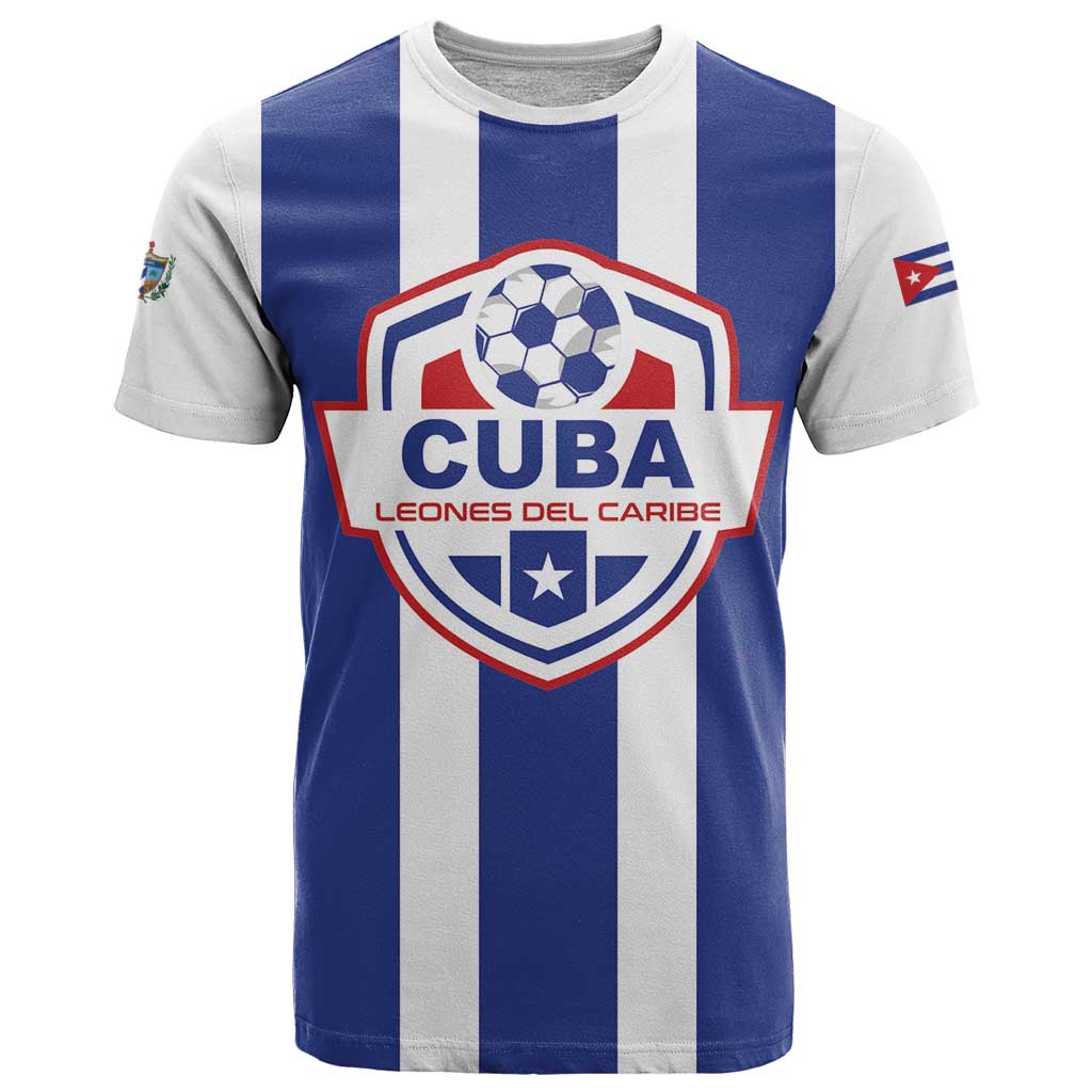 Custom Cuba Football T-Shirt Los Leones del Caribe Graphic Tee