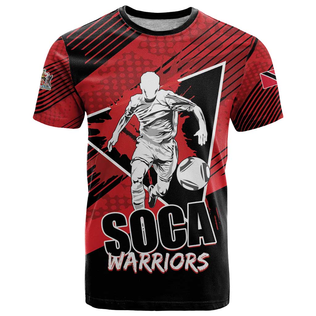 Custom Trinidad and Tobago Football T-Shirt Soca Warriors In My Heart Graphic Tee
