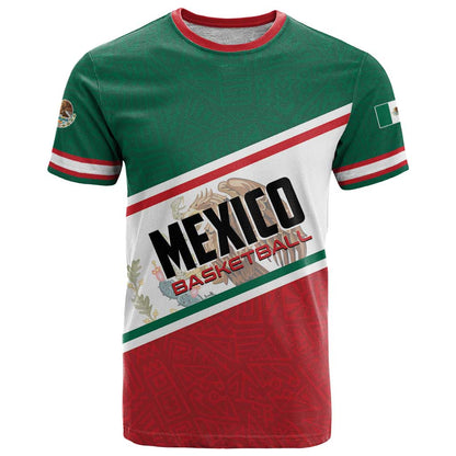 Personalized Mexico Basketball T-Shirt Guerreros Go Champion Graphic Tee