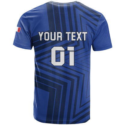 Custom France 2024 Football T-Shirt Allez Les Bleus Graphic Tee