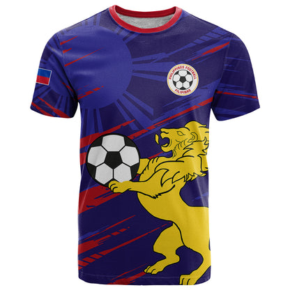 Personalised Philippines Football T-Shirt Filipinas Lion Sporty Style Graphic Tee