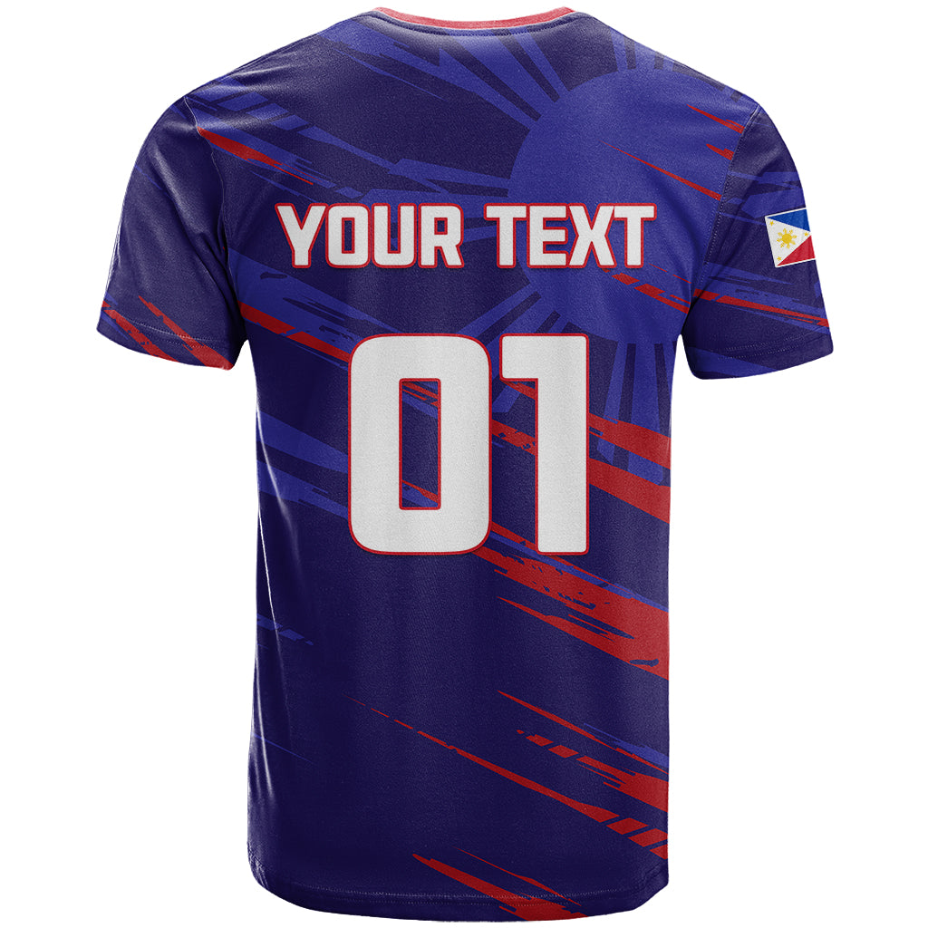 Personalised Philippines Football T-Shirt Filipinas Lion Sporty Style Graphic Tee