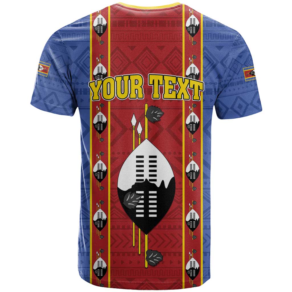 Eswatini African Pattern T-Shirt Swaziland Shield Siyinqaba Graphic Tee