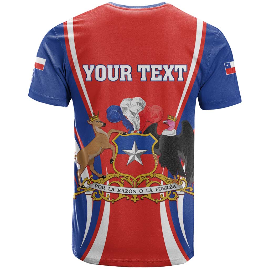 Chile Independence Day T-Shirt September 18 Por la razon o la fuerza Graphic Tee
