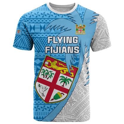 Fiji Rugby T-Shirt Come On Fijian Tapa Pattern Graphic Tee