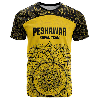 Custom Peshawar Cricket T-Shirt Hum Zalmi Hum Peshawar Graphic Tee