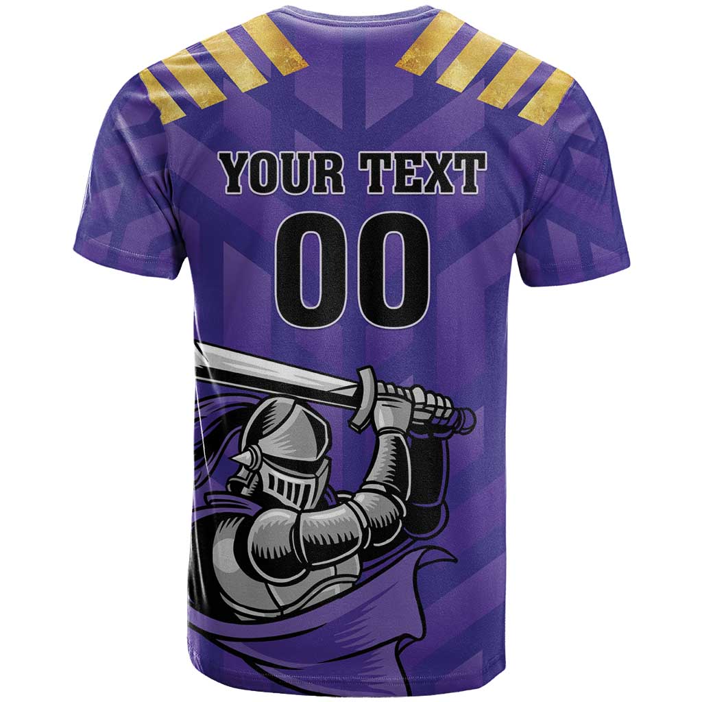 Custom Quetta Cricket Gladiators T-Shirt One Force Purple Force Graphic Tee