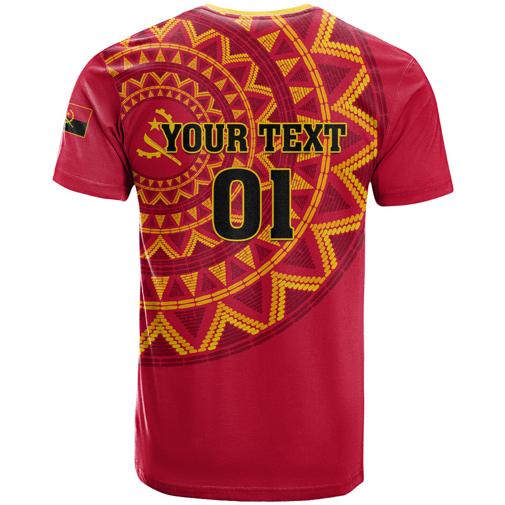 Angola Football T-Shirt Go Palancas Negras Red Version Graphic Tee