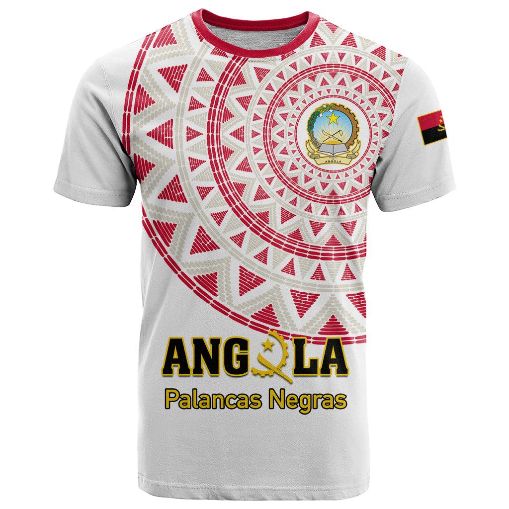Angola Football T-Shirt Go Palancas Negras White Version Graphic Tee