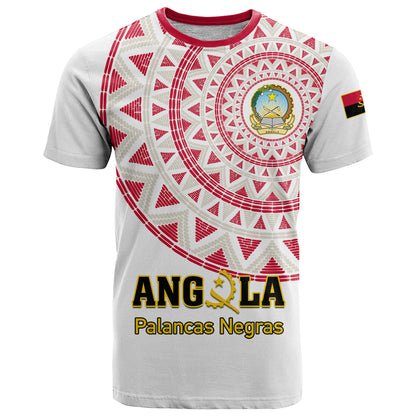 Angola Football T-Shirt Go Palancas Negras White Version Graphic Tee