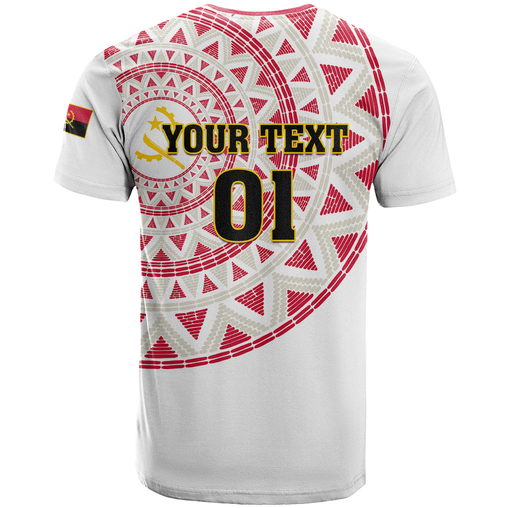Angola Football T-Shirt Go Palancas Negras White Version Graphic Tee
