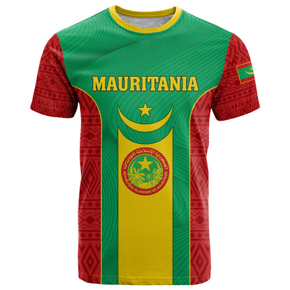 Mauritania Football T-Shirt Go Lions of Chinguetti Graphic Tee