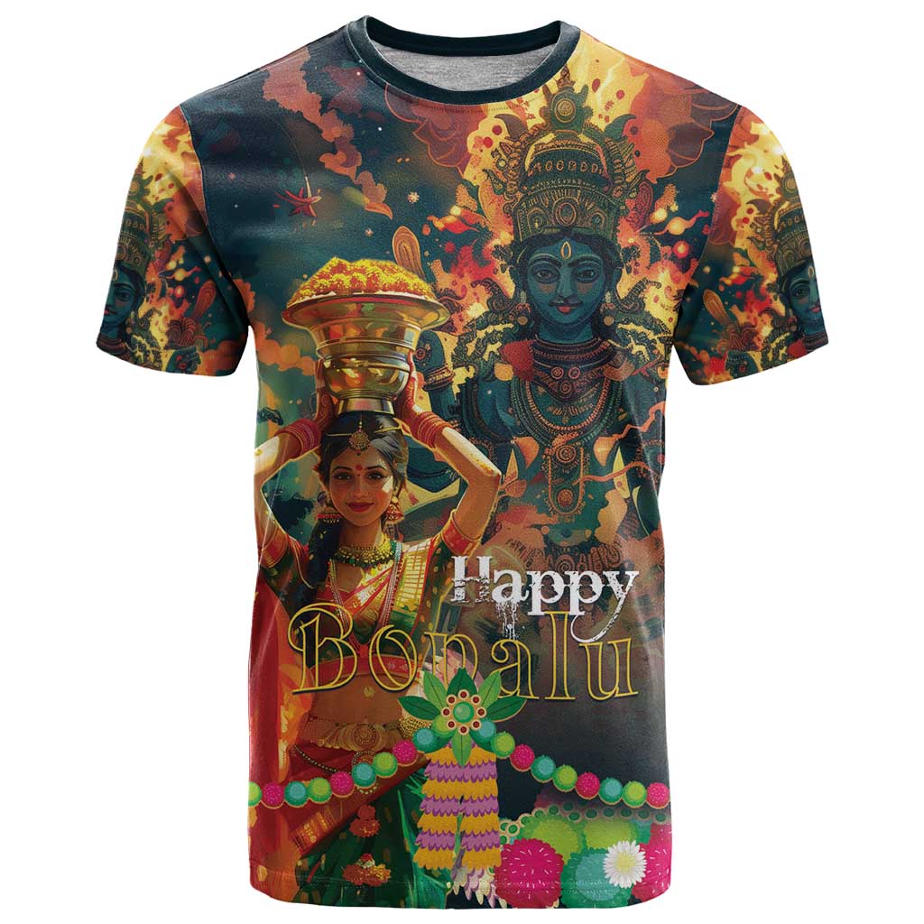 Bonalu Festival 2024 T-Shirt Bonam Parikrama Graphic Tee