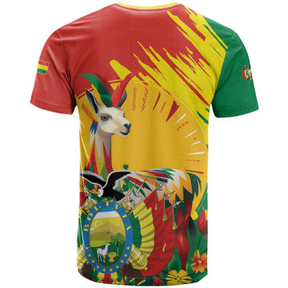 Bolivia Independence Day T-Shirt Puliwya Achka Aylluska Mamallaqta Graphic Tee