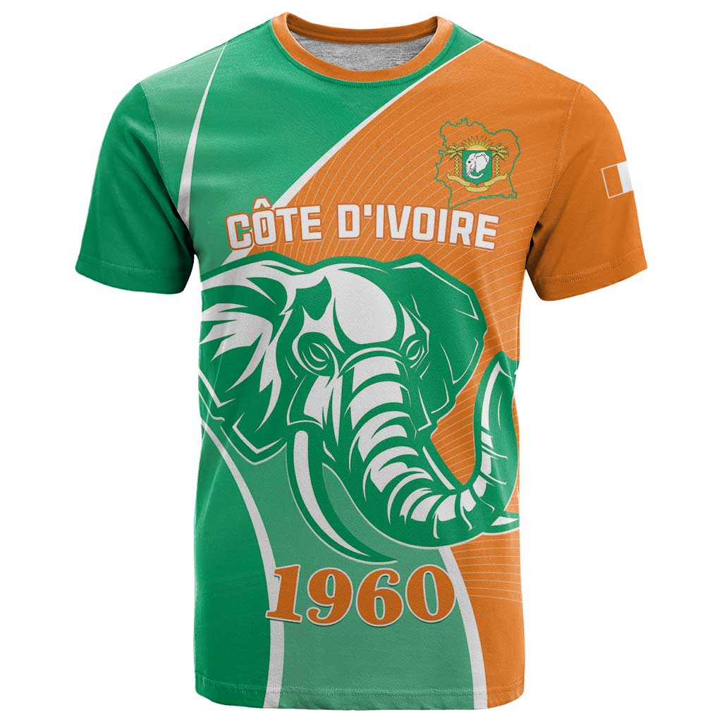 Ivory Coast Independence Day T-Shirt Cote d Ivoire Elephant Graphic Tee
