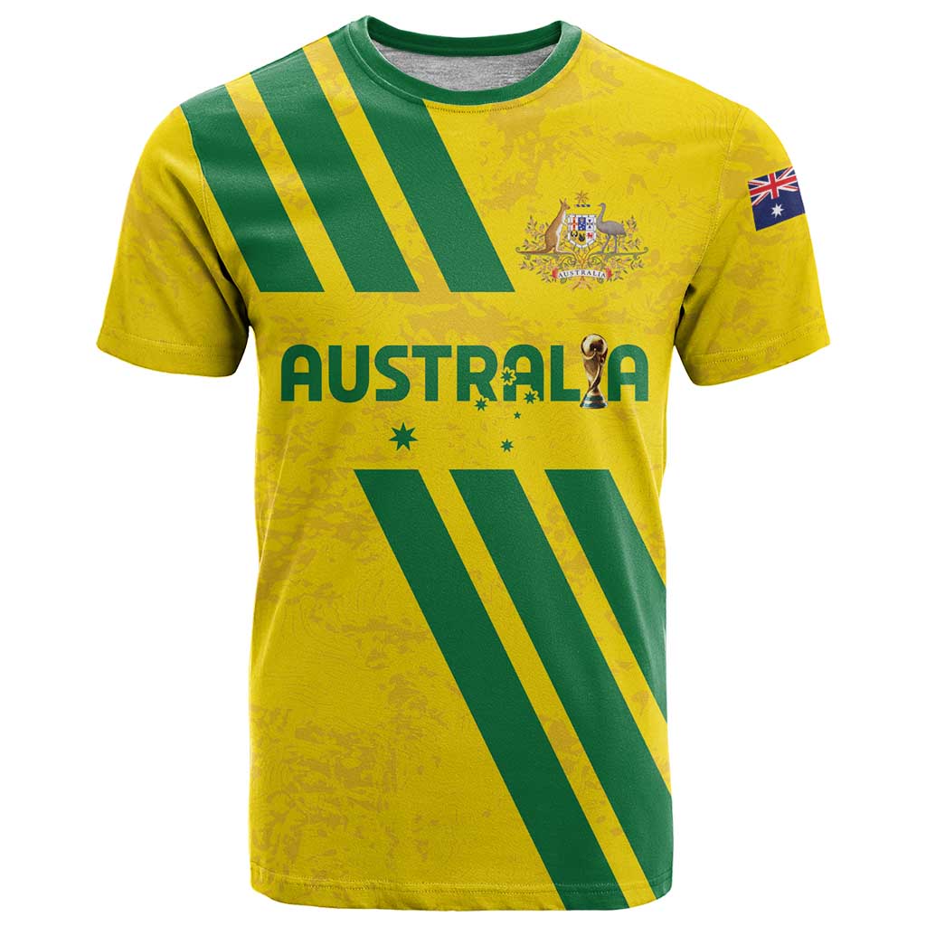 Custom Soccer 2026 Australia T-Shirt Socceroos Go Glory Graphic Tee
